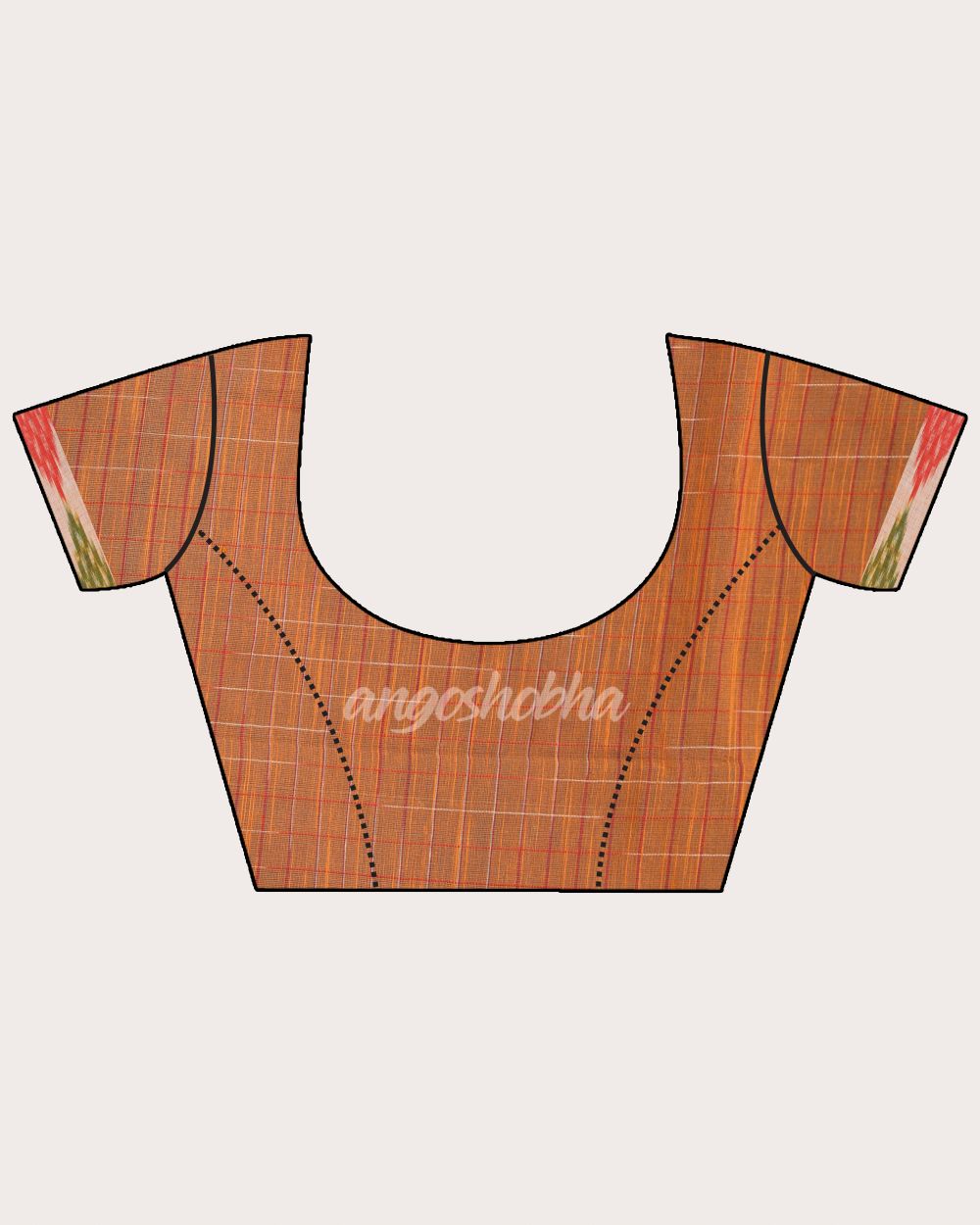 Kotki Border Deep Grey Cotton Blend Handloom Saree angoshobha