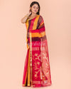 Multicolor Handloom Sequins Jamdani saree