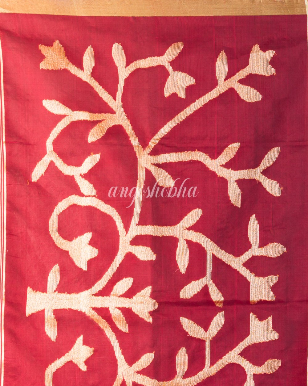 Multicolor Handloom Sequins Jamdani saree angoshobha