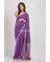 Multicolor Handwoven Linen Saree