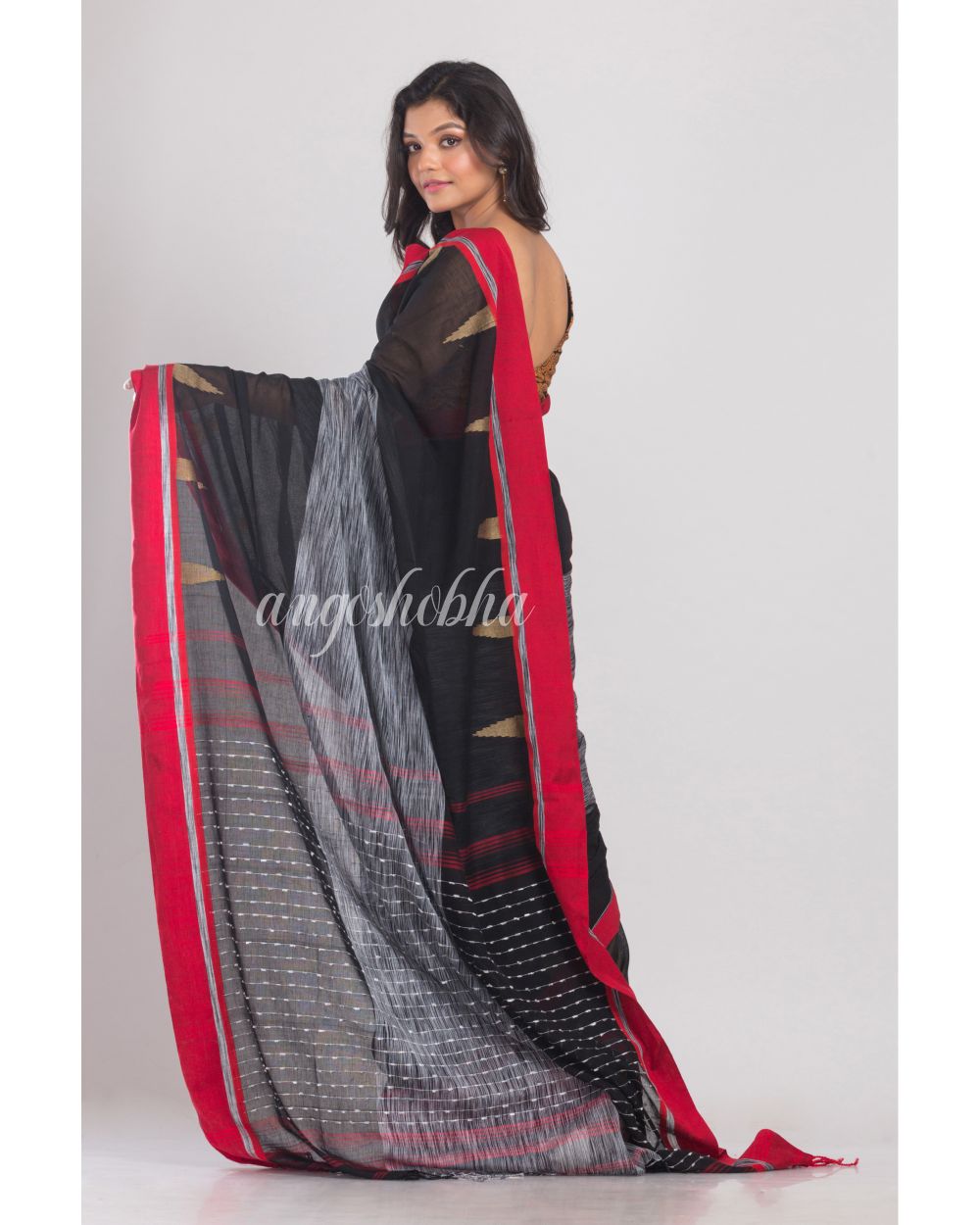 Multicolor Hanloom Cotton Saree angoshobha