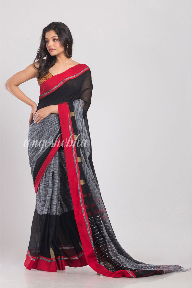 Multicolor Handloom Cotton Saree