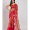 Multicolour sequins handwoven silk muslin saree