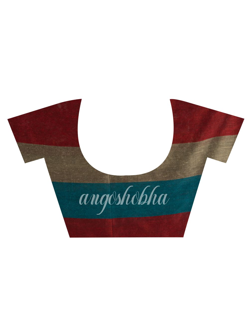 Multicolour handloom bengal cotton saree angoshobha