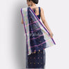 Navyblue Woven Design Pure Cotton Handloom Tant Saree angoshobha
