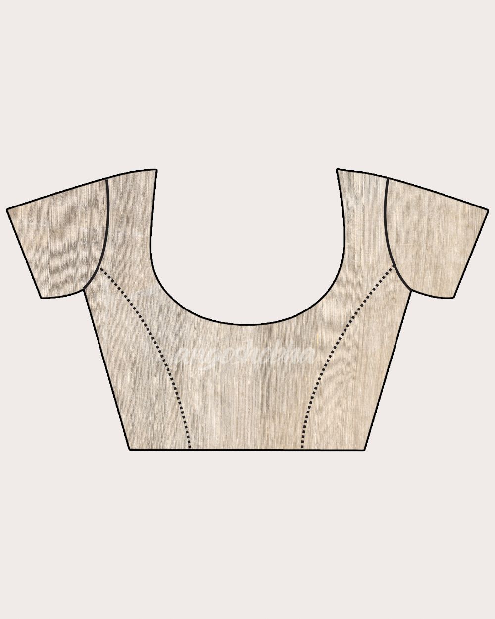 Off White Matka Silk Handloom Traditional Jamdani Saree angoshobha