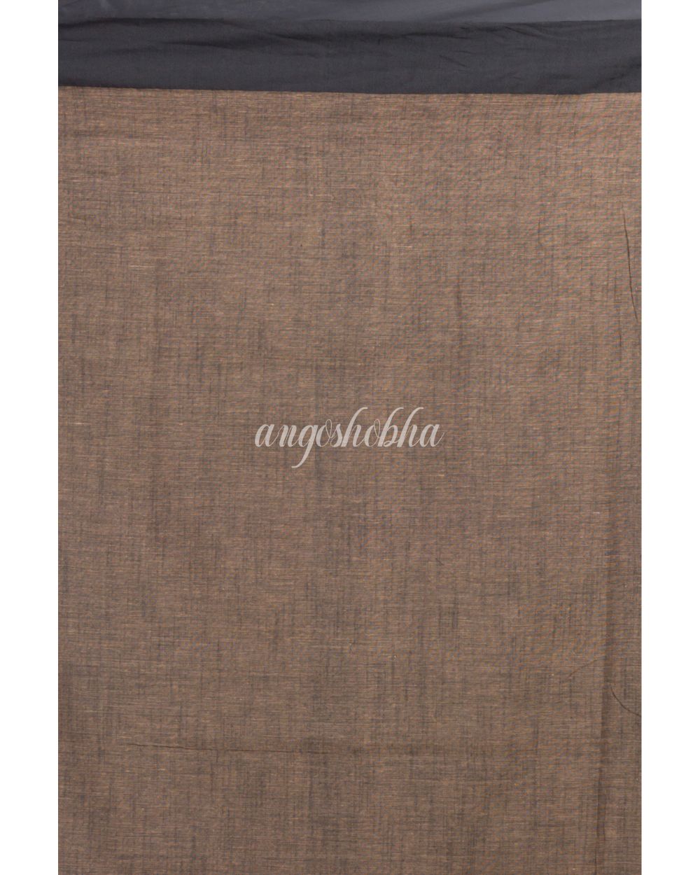 Orange Peach Handwoven Cotton Saree angoshobha