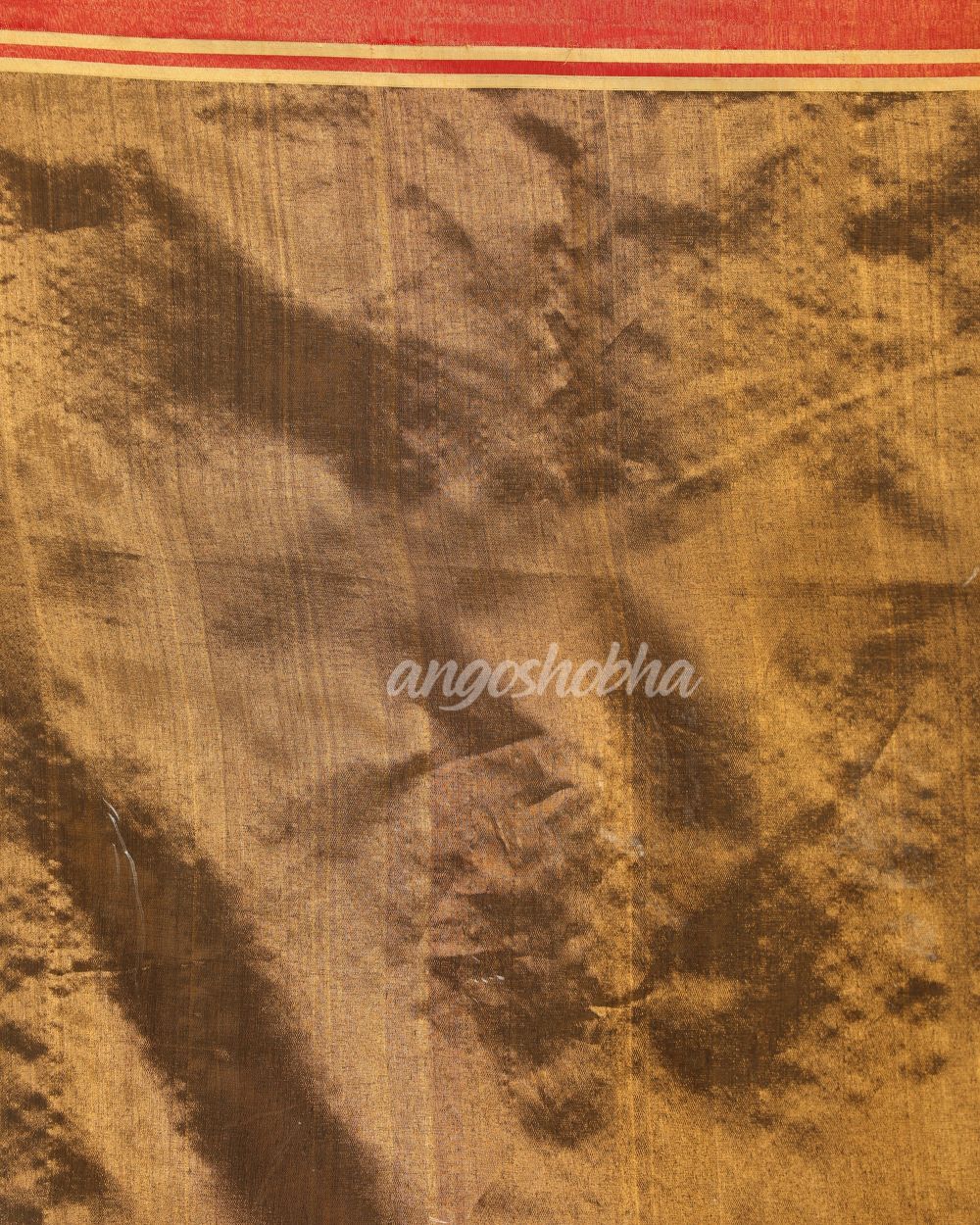 Parrot Green Cotton Blend Handloom Jamdani Saree angoshobha