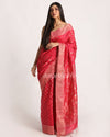 Pink Handloom Traditional Tangail Matka Silk Saree