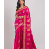Pink Handwoven Cotton Silk Saree angoshobha