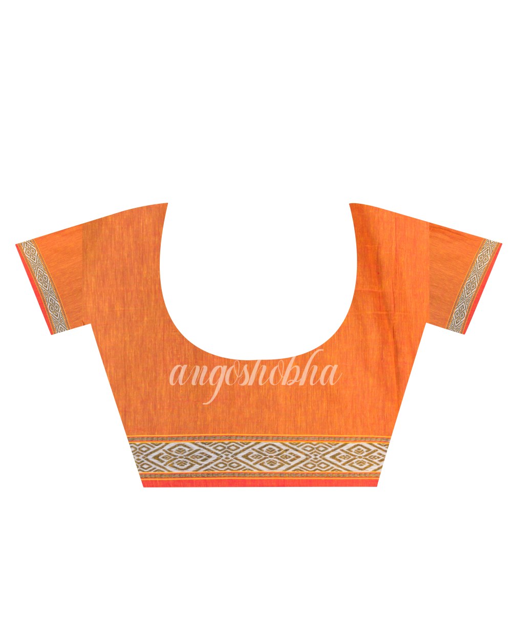 Purple Cotton Begampuri Saree angoshobha