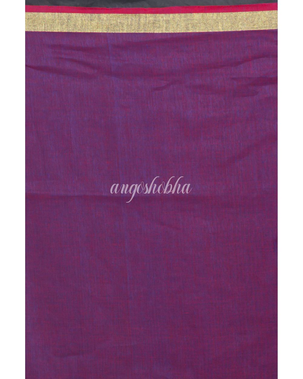 Purple Linen Jamdani Saree angoshobha