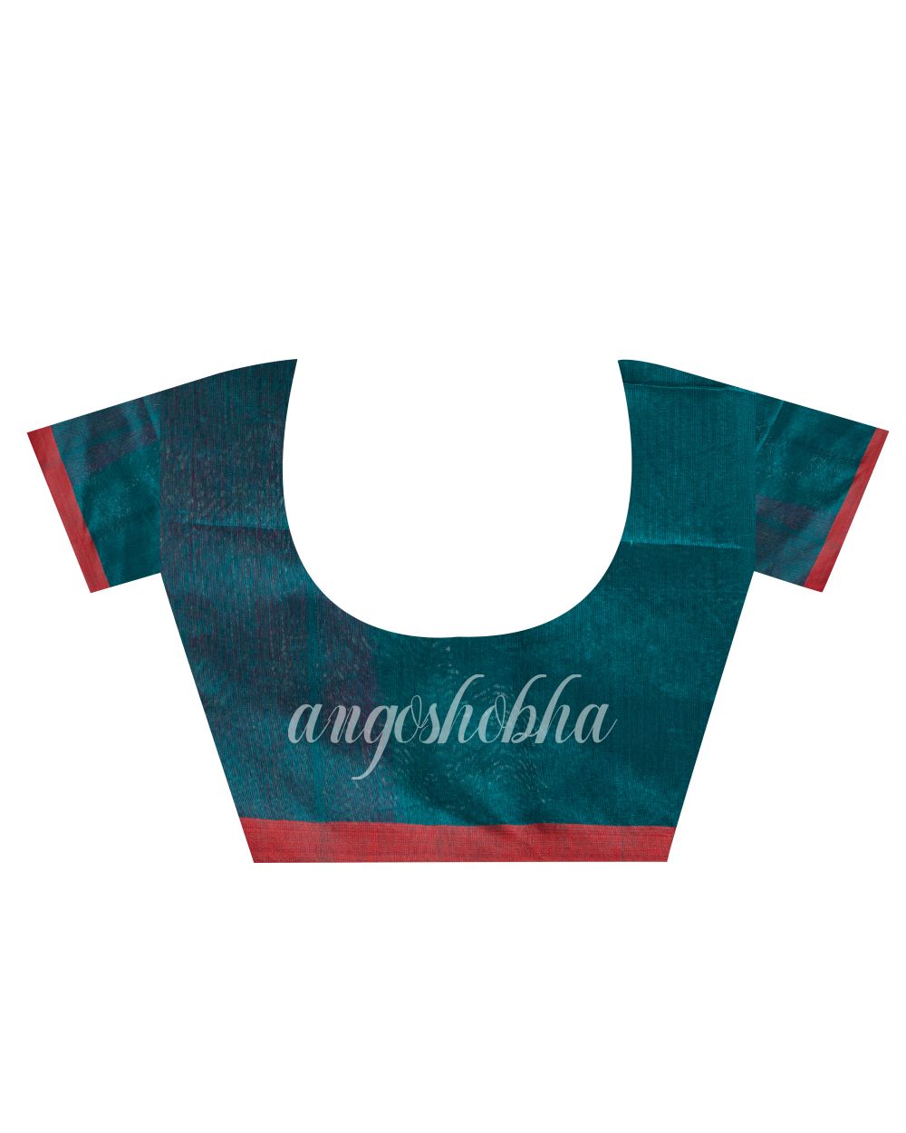 Rani Pink Cotton Blend Festive Handloom Saree angoshobha