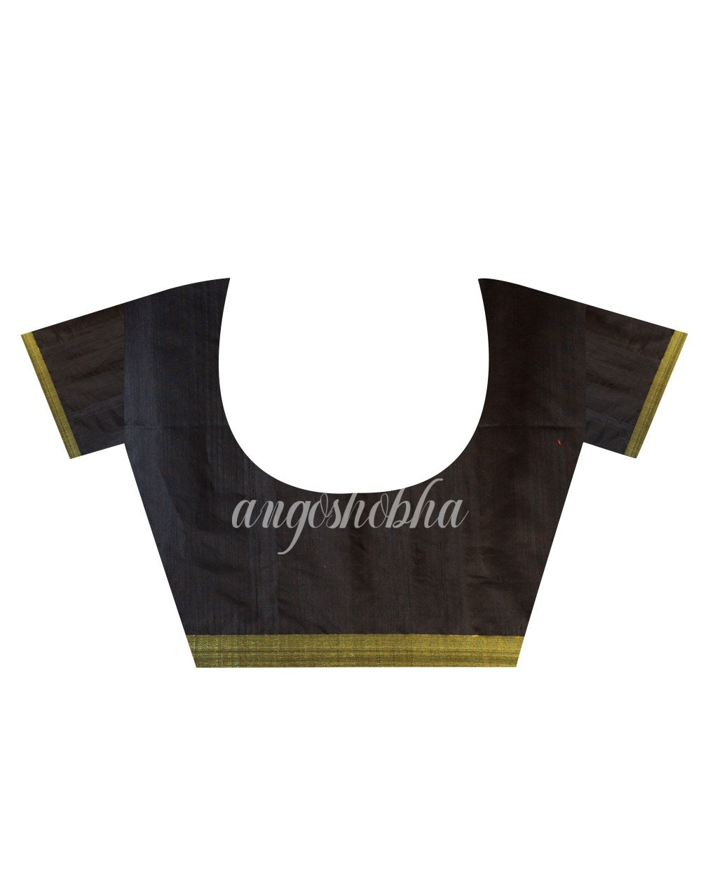 Red Blended Cotton Jamdani Saree angoshobha