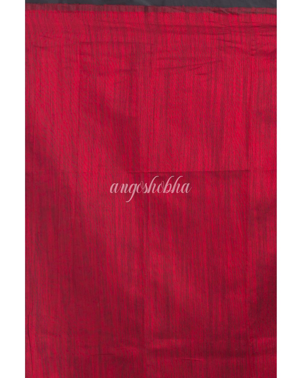 Red Matka Silk Jamdani Saree angoshobha