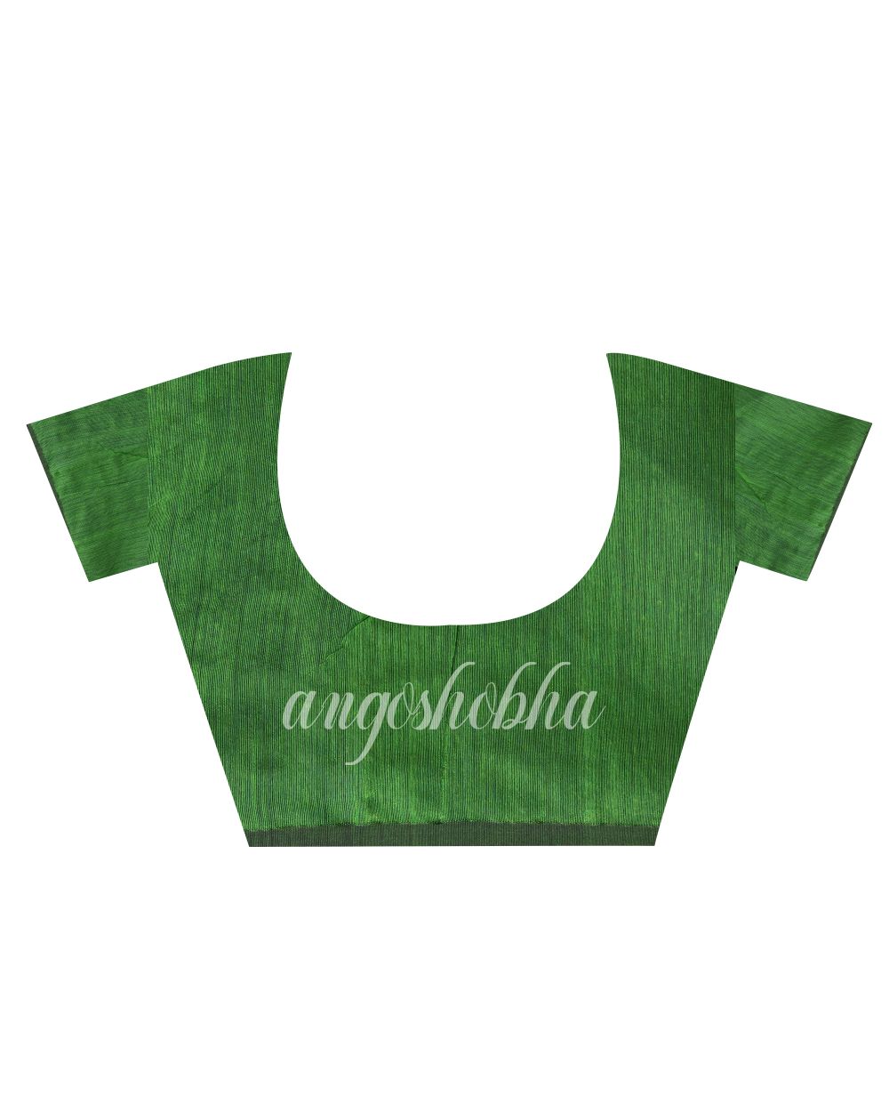 Royal Blue Cotton Blend Handloom Jamdani Saree angoshobha