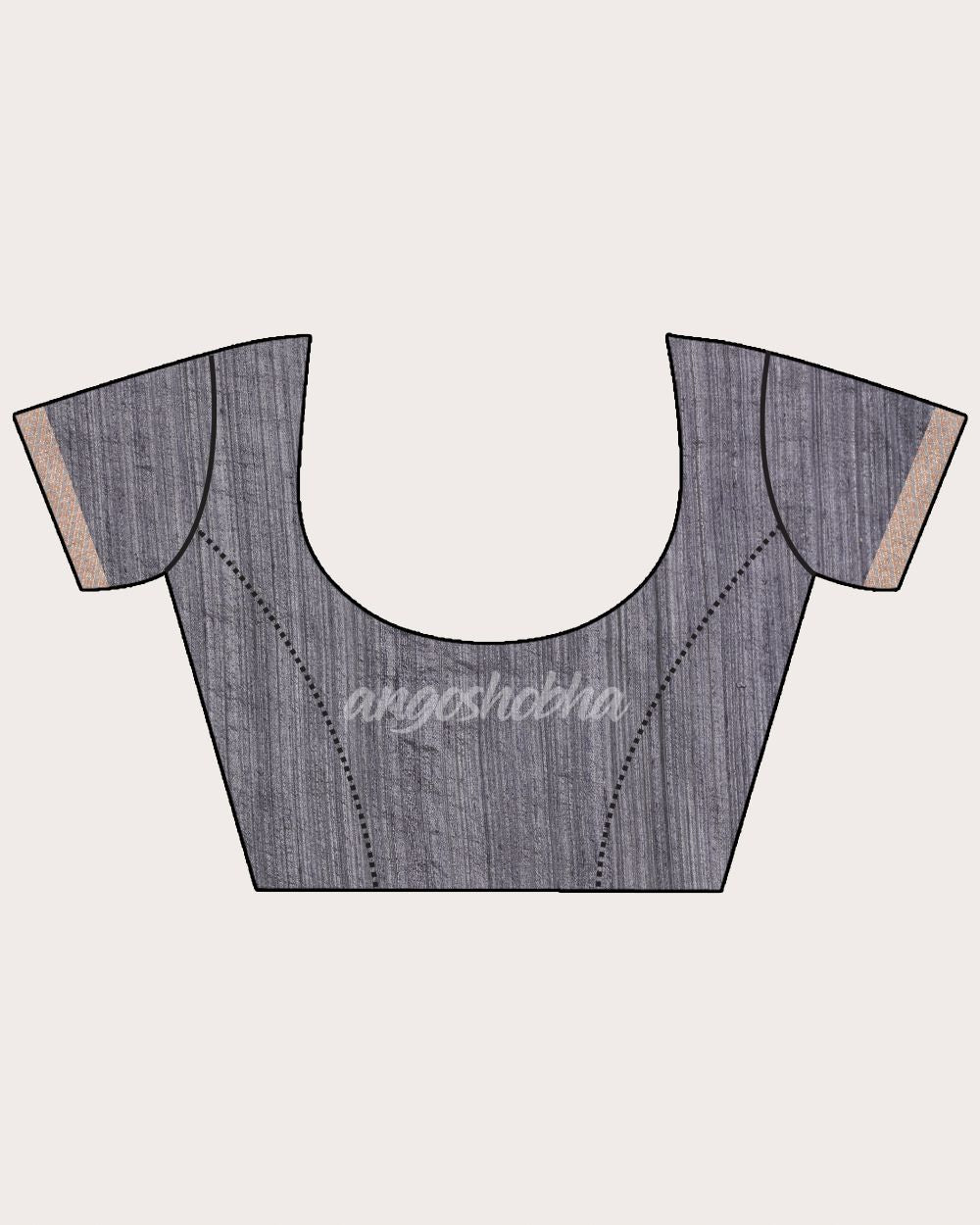 Sea Blue Handloom Traditional Tangail Matka Silk Saree angoshobha