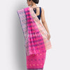 Self Ball Design Tant Pure Cotton Saree(Pink) angoshobha