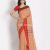 Sepia Cotton Handloom Saree angoshobha