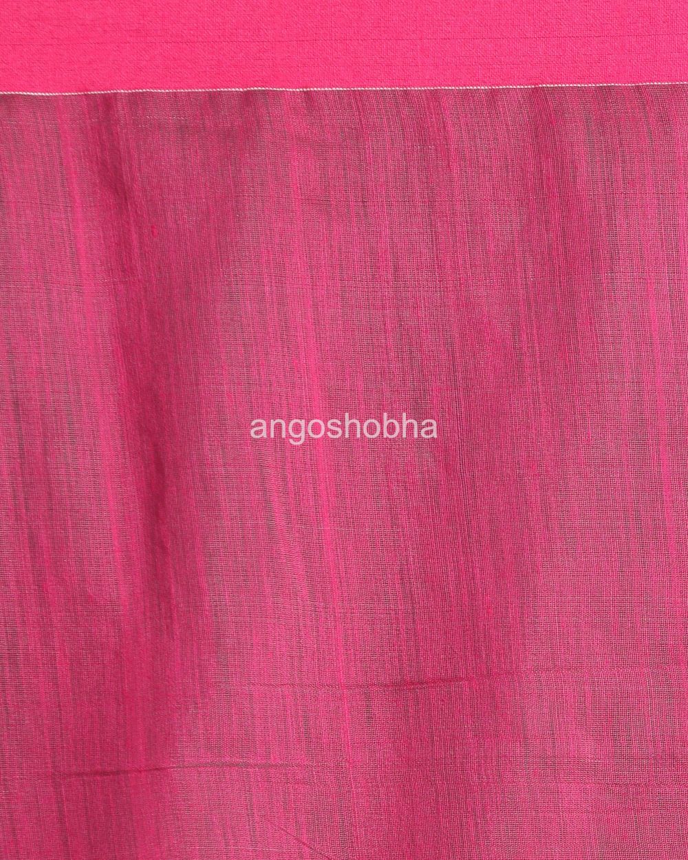 Teal Handloom Blended Cotton Saree angoshobha