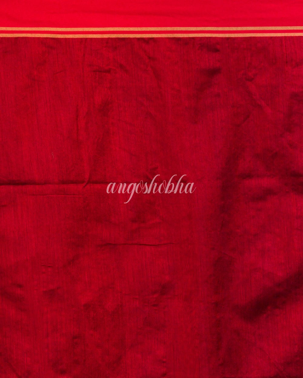 Temple Border Black Blended Cotton Saree angoshobha