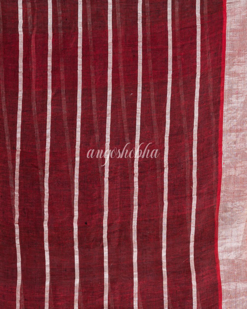 Traditional Black Handloom Linen Saree angoshobha