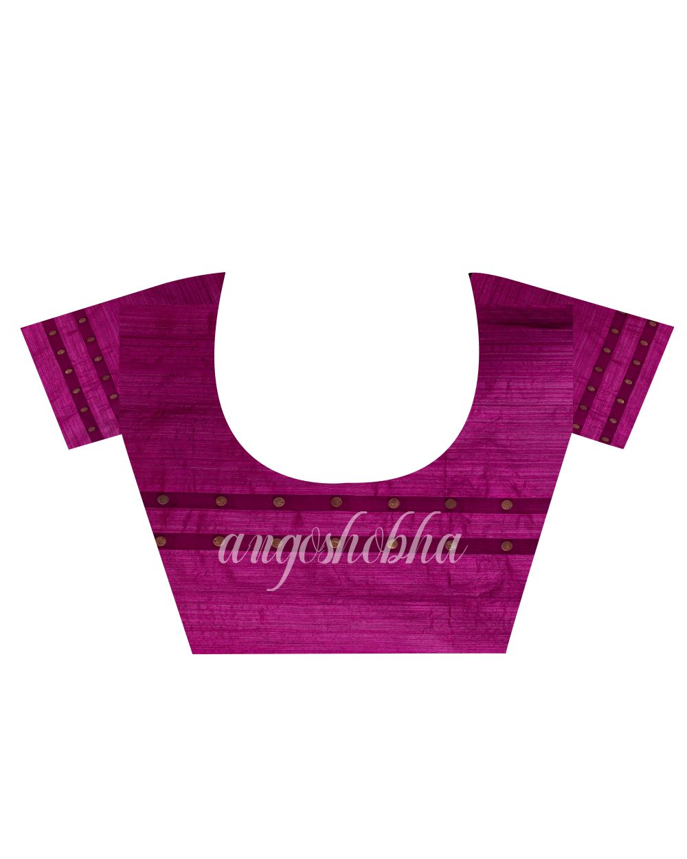 Traditional Fuchsia Soft Matka Silk Jamdani Saree angoshobha