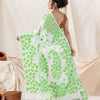 Traditional White Green Leaf Soft Dhakai Jamdani Saree angoshobha
