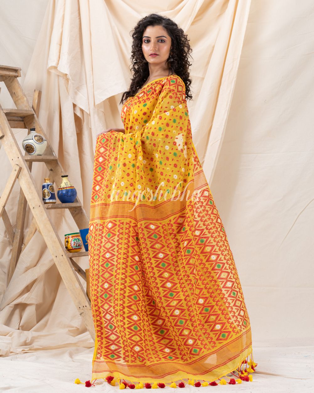 Soft Dhakai Jamdani newest Saree