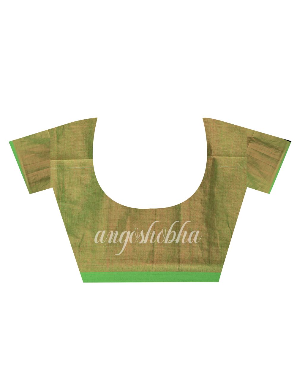 Violet Handloom Zari Cotton Tissue Saree angoshobha