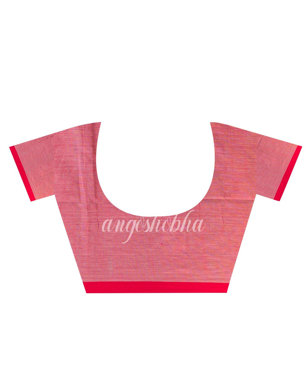 White Handwoven Cotton Saree angoshobha