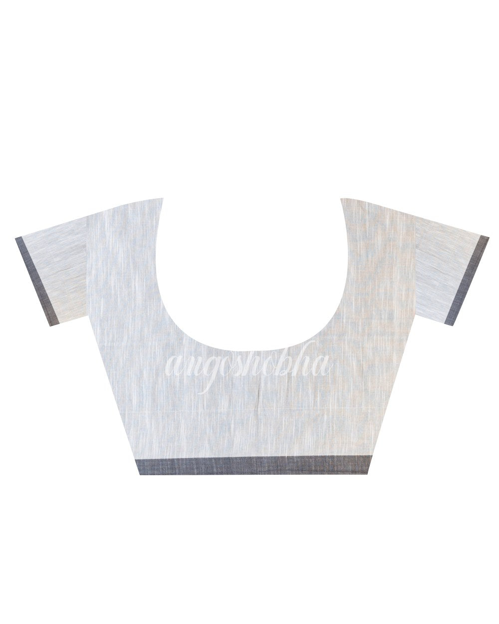 White Jamdani Cotton Saree angoshobha