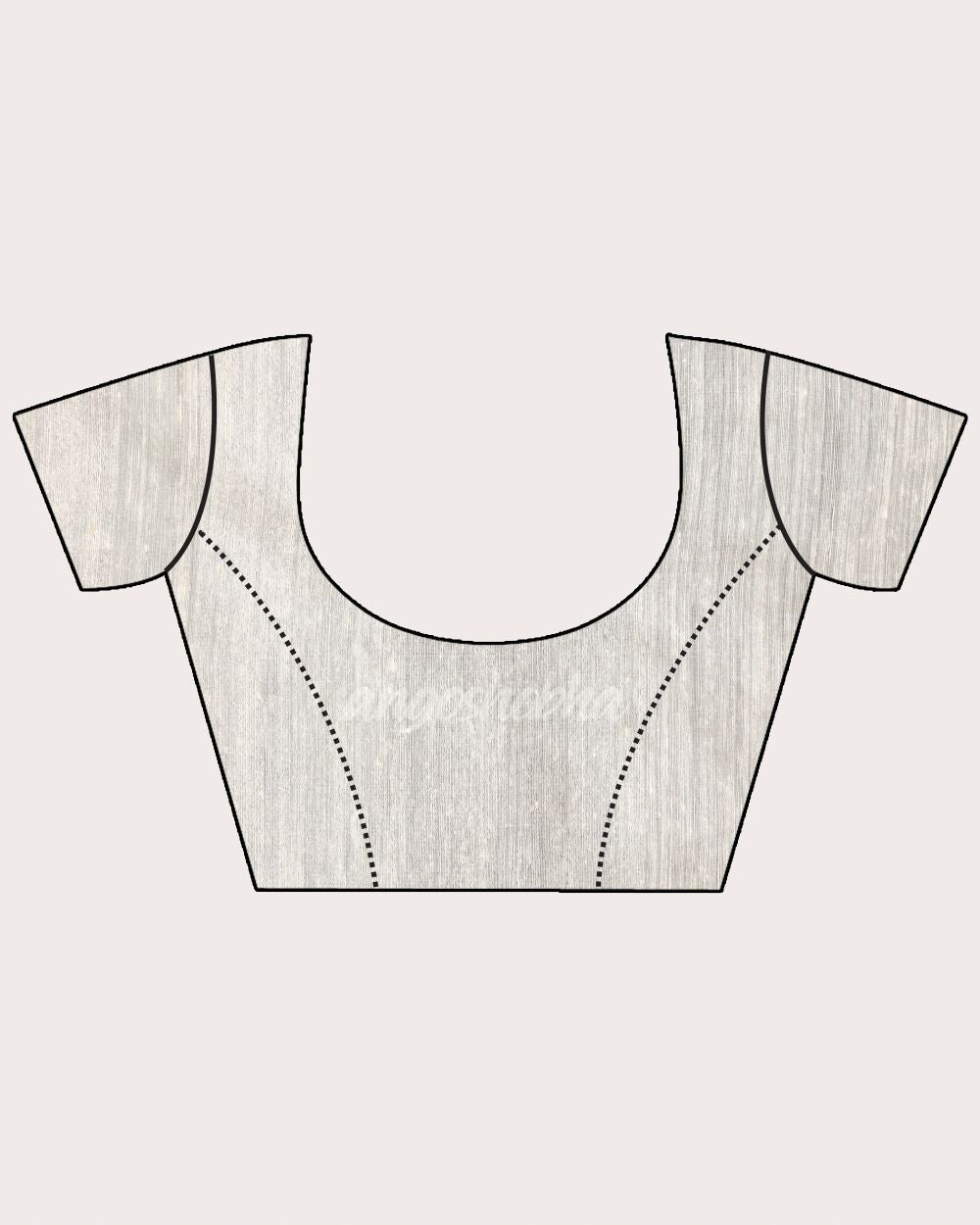 White Matka Silk Handloom Traditional  Sequin Jamdani Saree angoshobha